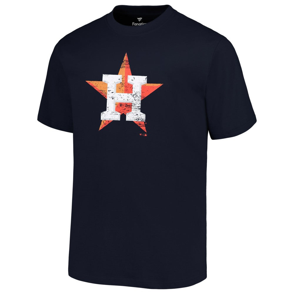 Navy Houston Astros Profile Big & Tall Primary Logo T-Shirt