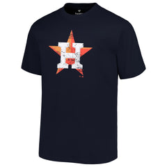 Navy Houston Astros Profile Big & Tall Primary Logo T-Shirt