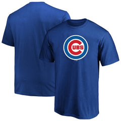 Royal Chicago Cubs Profile Big & Tall Primary Logo T-Shirt