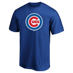 Royal Chicago Cubs Profile Big & Tall Primary Logo T-Shirt