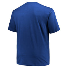 Royal Chicago Cubs Profile Big & Tall Primary Logo T-Shirt