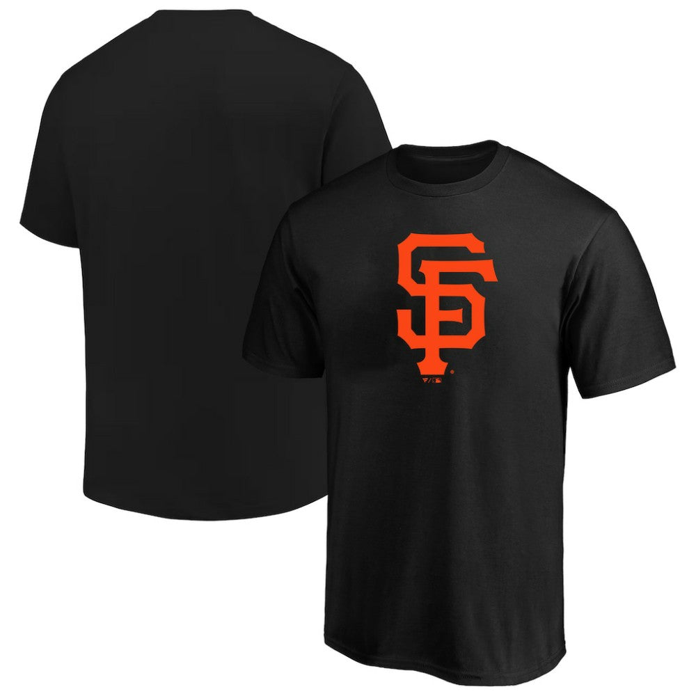 Black San Francisco Giants Profile Big & Tall Primary Logo T-Shirt