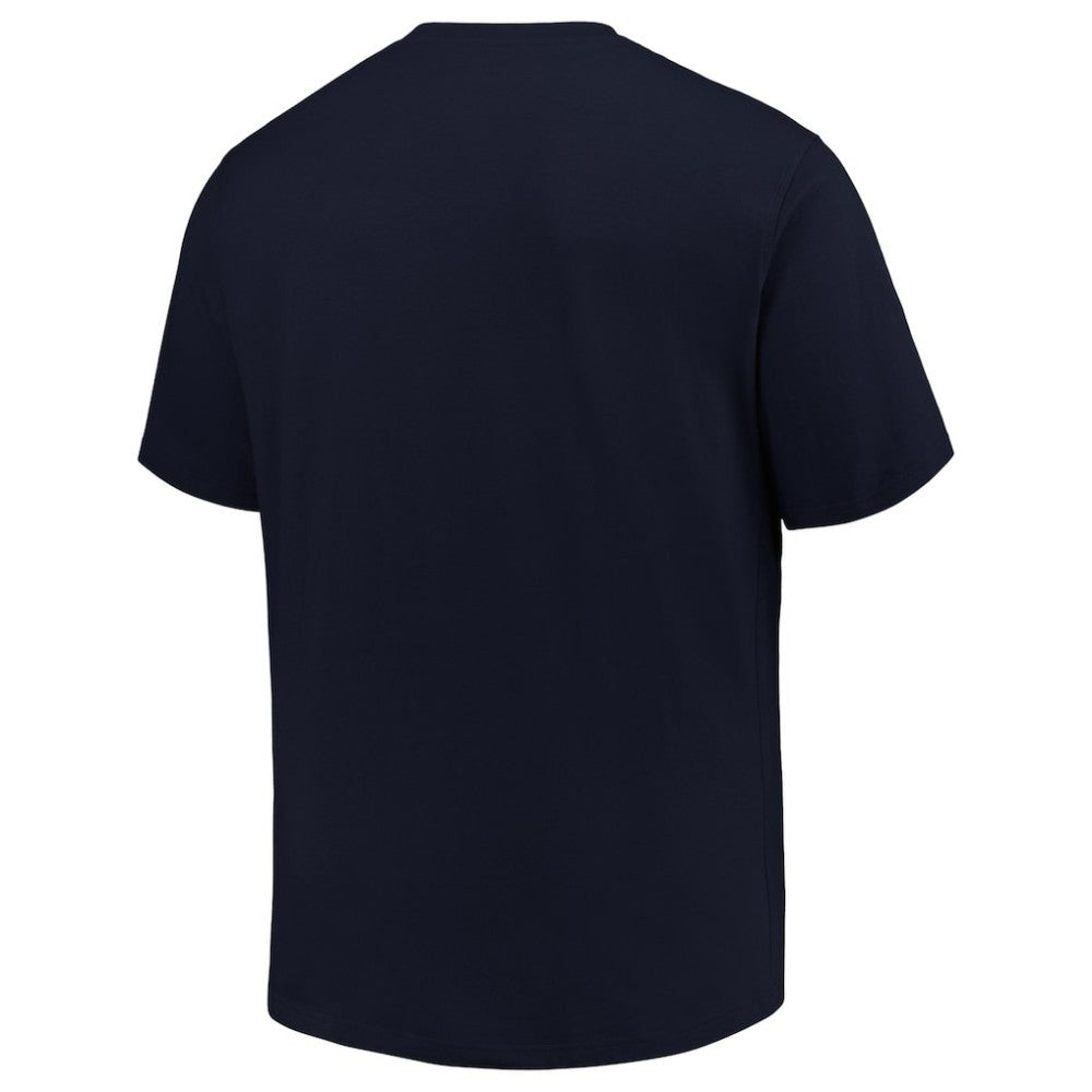 Navy Seattle Mariners Profile Big & Tall Primary Logo T-Shirt