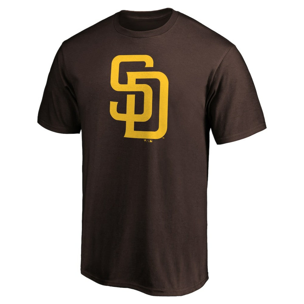 Brown San Diego Padres Profile Big & Tall Primary Logo T-Shirt