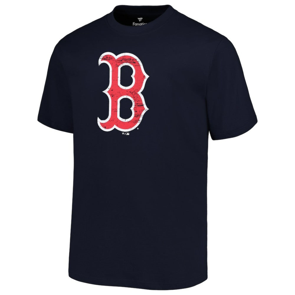 Navy Boston Red Sox Profile Big & Tall Primary Logo T-Shirt