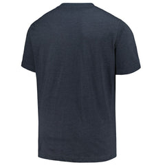 Heather Navy Seattle Mariners Profile Big & Tall Weathered Logo T-Shirt