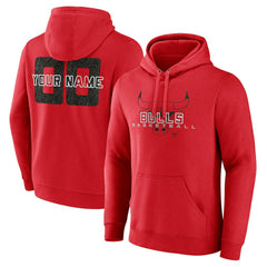 Chicago Bulls Stellar Personalized Name & Number Pullover Hoodie