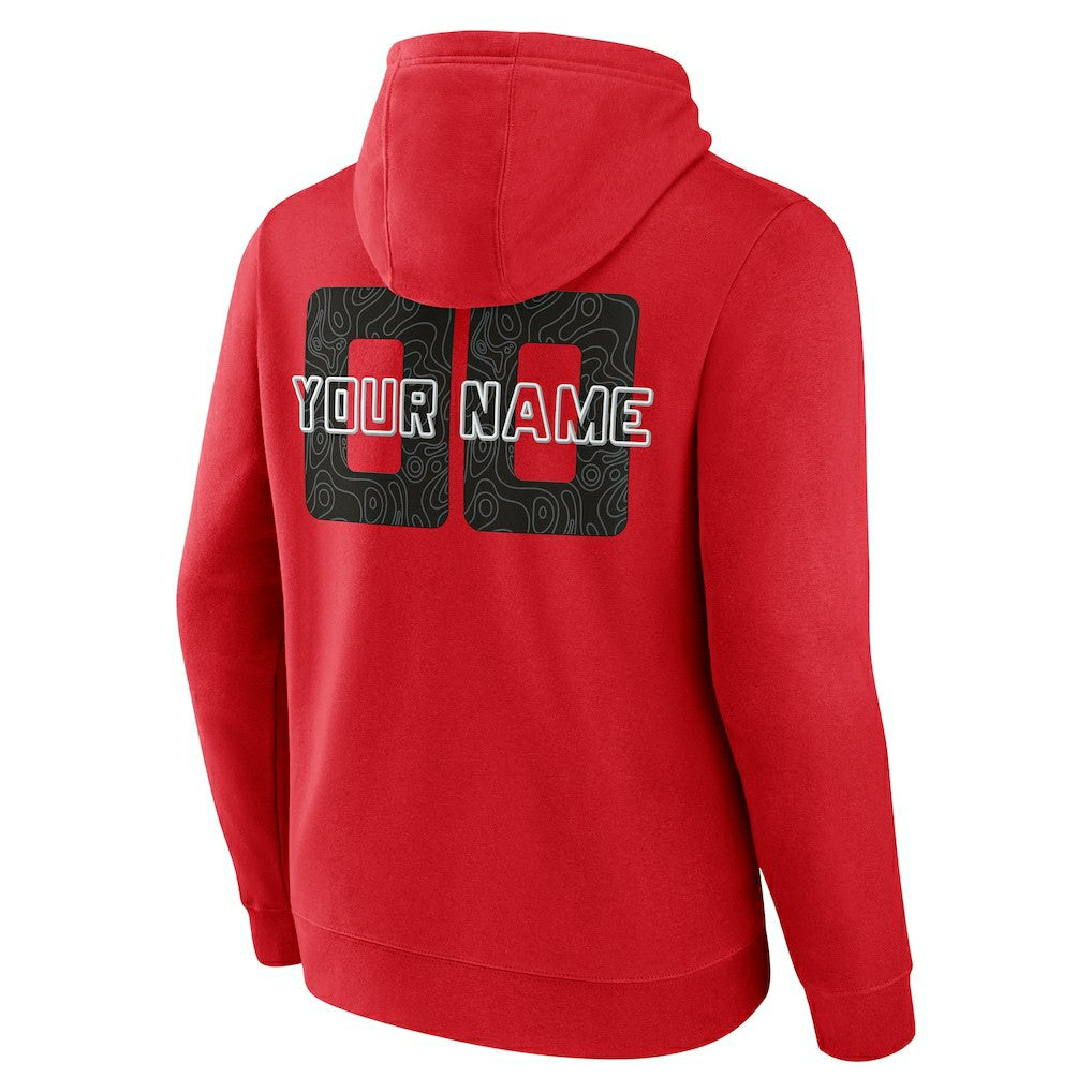 Chicago Bulls Stellar Personalized Name & Number Pullover Hoodie