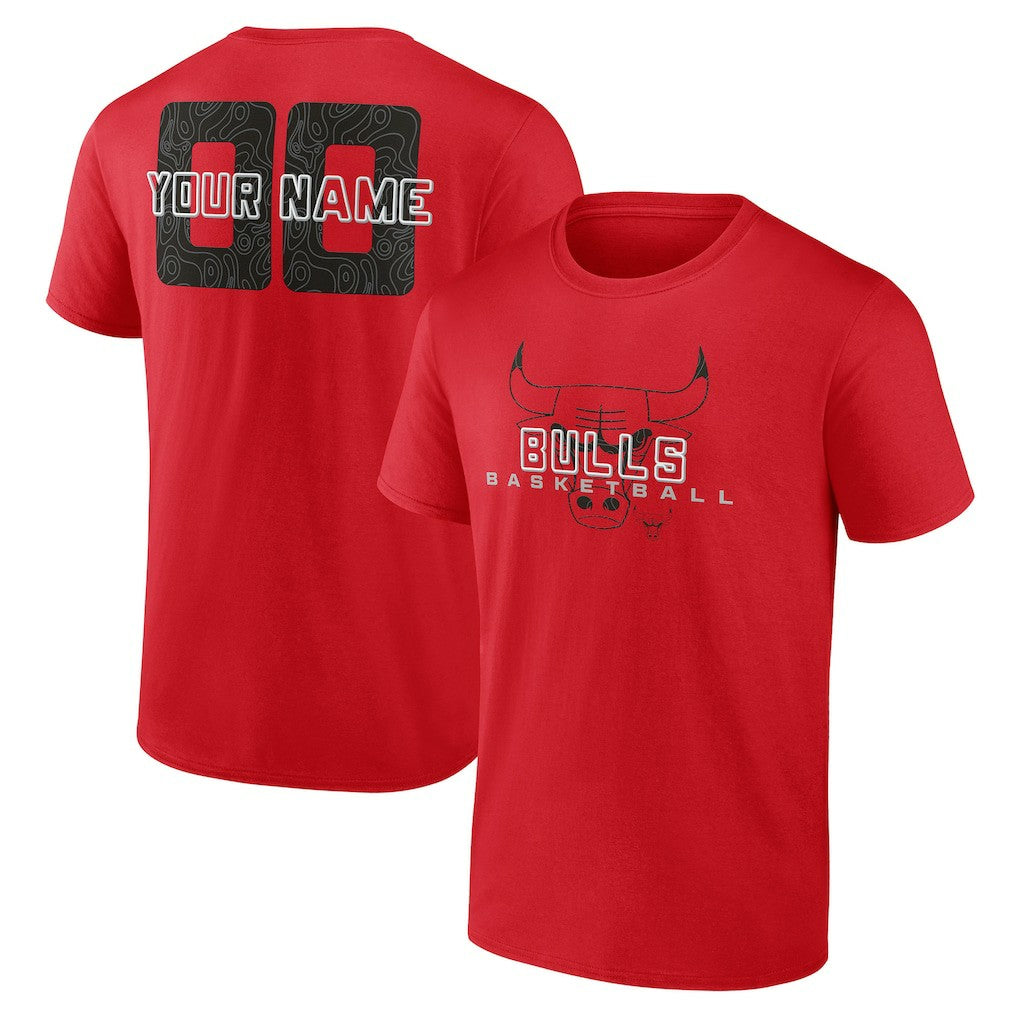 Chicago Bulls Stellar Personalized Name & Number T-Shirt sale