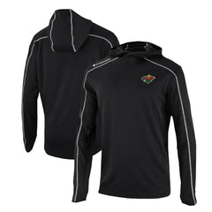 NHL Minnesota Wild Columbia Omni-Wick Shotgun Long Sleeve Hoodie T-Shirt