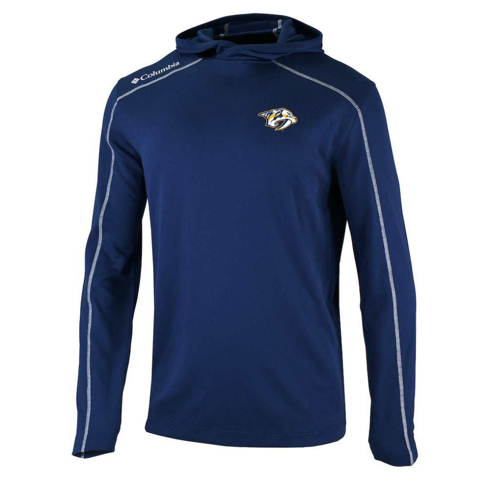 NHL Nashville Predators Columbia Omni-Wick Shotgun Long Sleeve Hoodie T-Shirt
