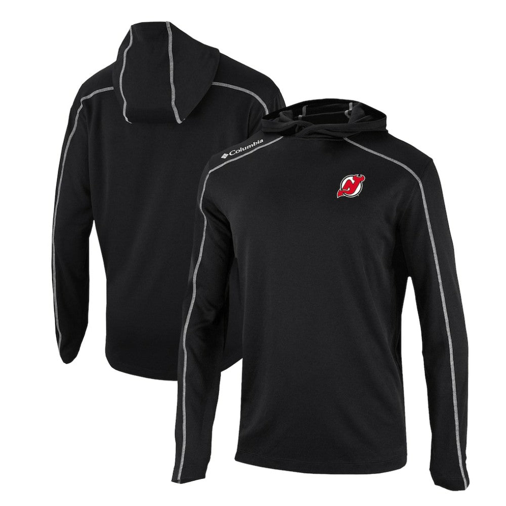 NHL New Jersey Devils Columbia Omni-Wick Shotgun Long Sleeve Hoodie T-Shirt