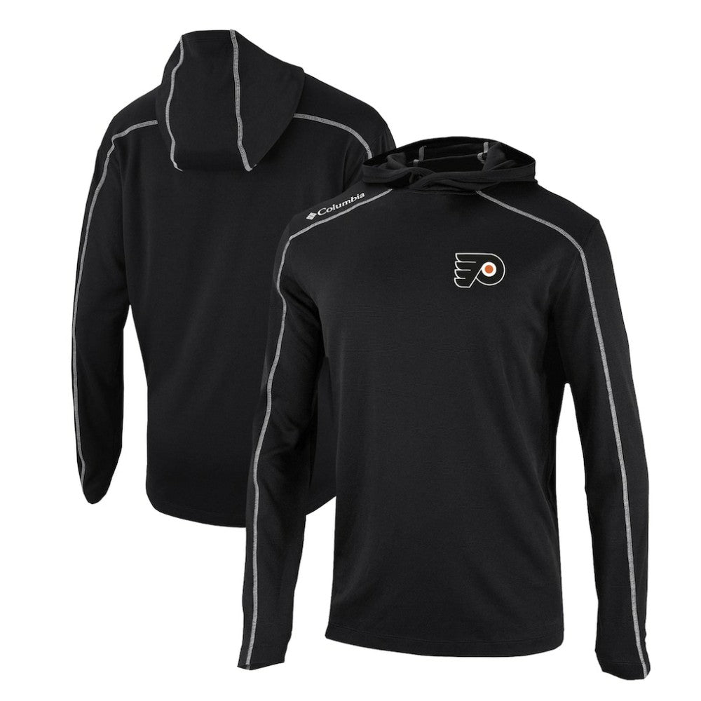 NHL Philadelphia Flyers Columbia Omni-Wick Shotgun Long Sleeve Hoodie T-Shirt