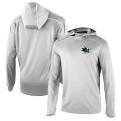 NHL San Jose Sharks Columbia Omni-Wick Shotgun Long Sleeve Hoodie T-Shirt
