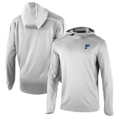 NHL St. Louis Blues Columbia Omni-Wick Shotgun Long Sleeve Hoodie T-Shirt