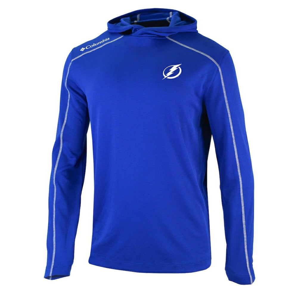 NHL Tampa Bay Lightning Columbia Omni-Wick Shotgun Long Sleeve Hoodie T-Shirt