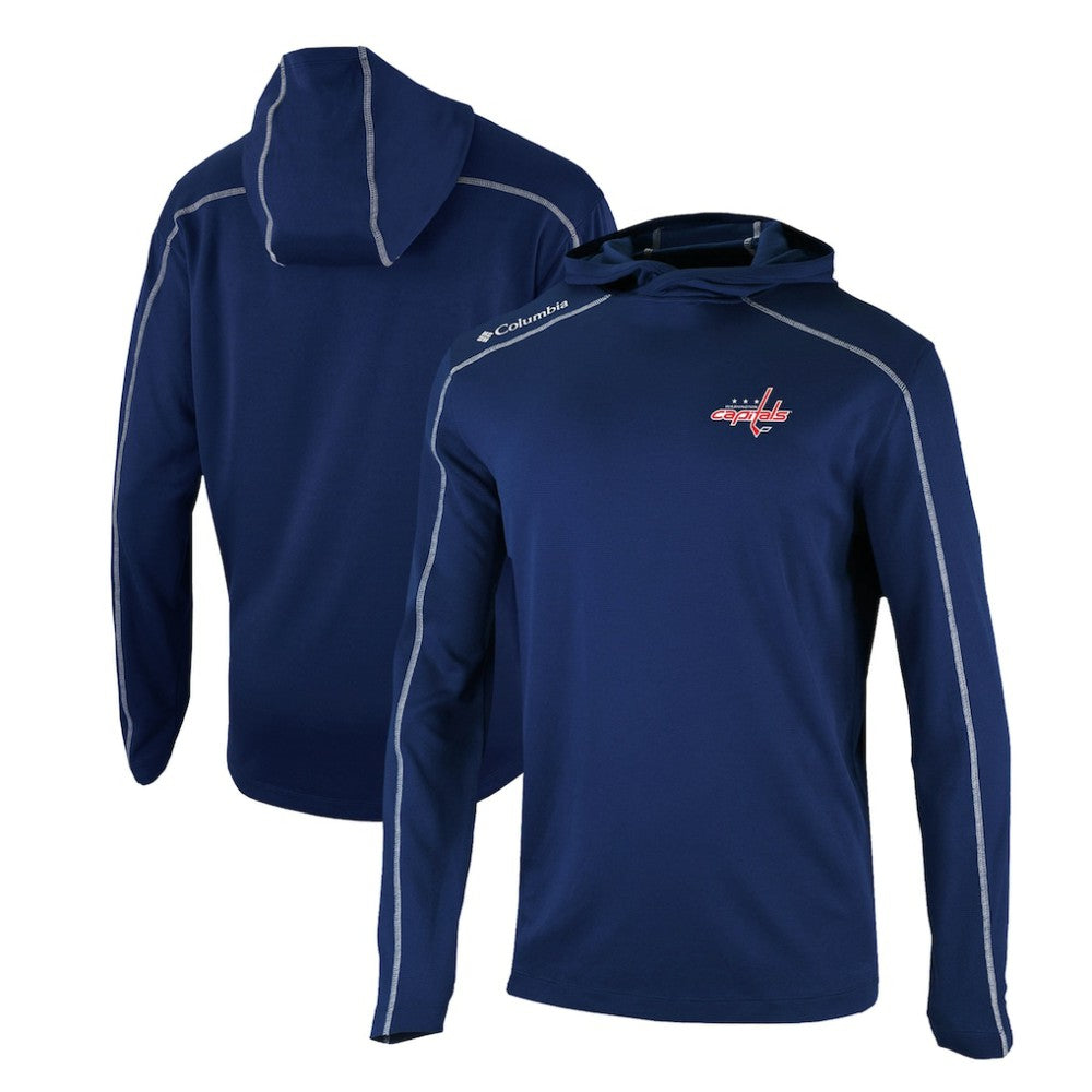 NHL Washington Capitals Columbia Omni-Wick Shotgun Long Sleeve Hoodie T-Shirt