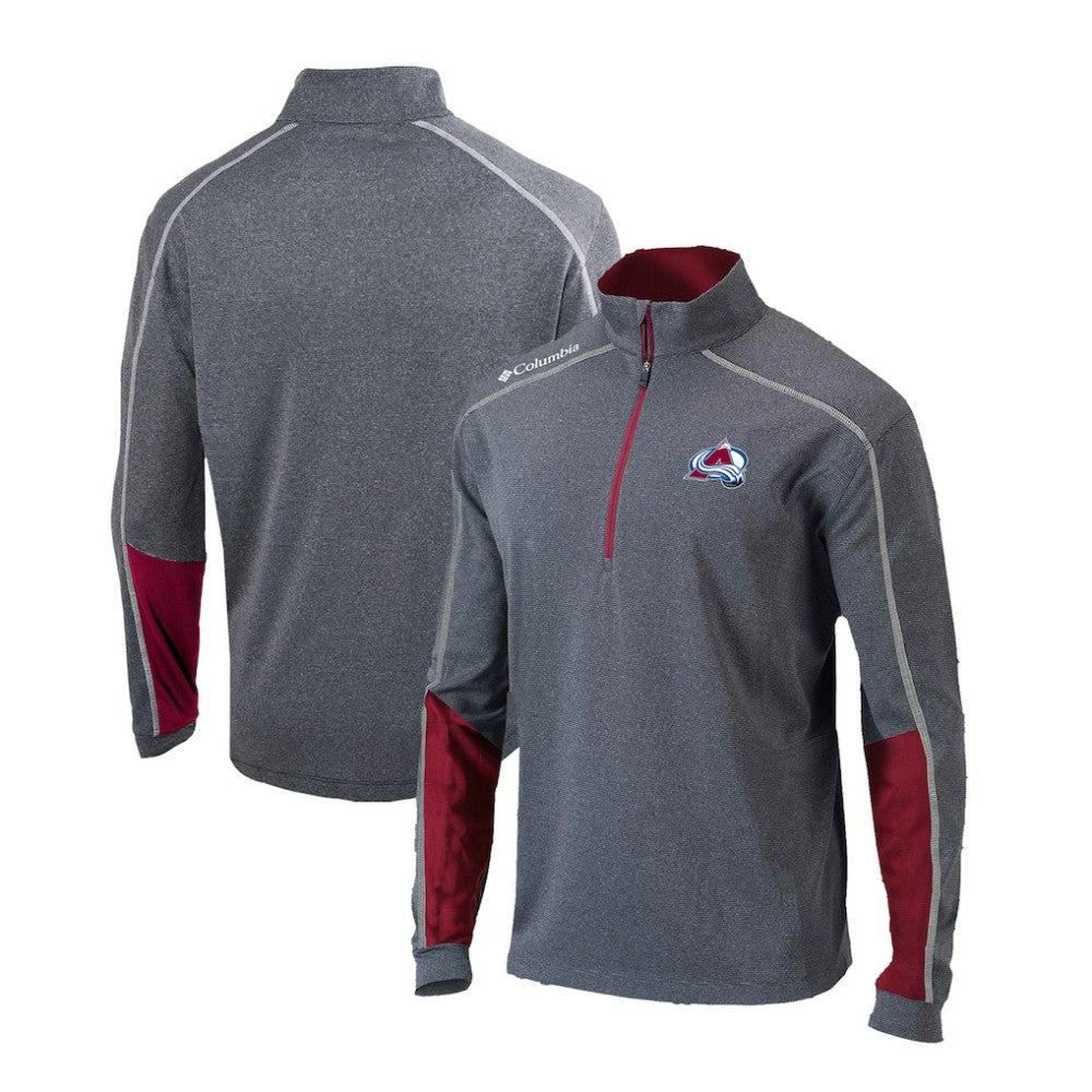NHL Colorado Avalanche Columbia Omni-Wick Shotgun 2.0 Quarter-Zip Pullover Top