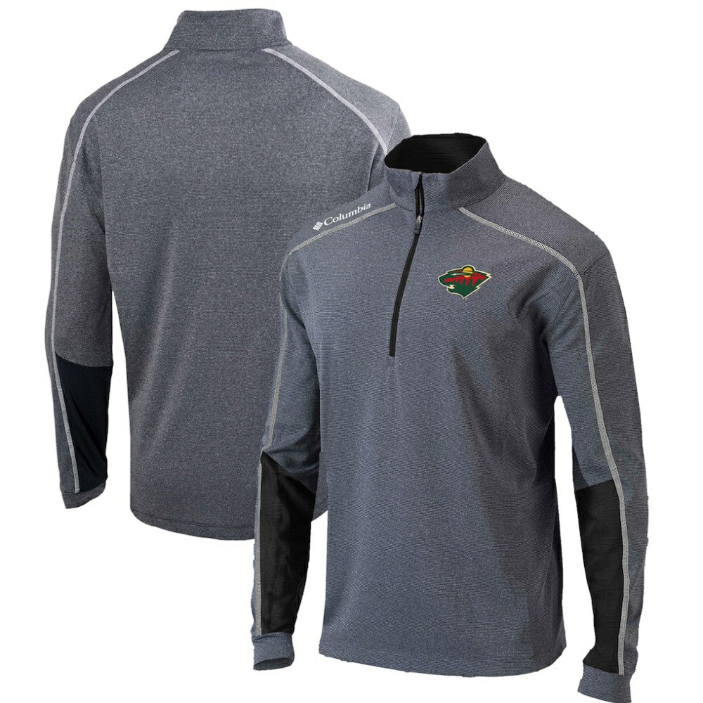 NHL Minnesota Wild Columbia Omni-Wick Shotgun 2.0 Quarter-Zip Pullover Top