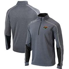 NHL Minnesota Wild Columbia Omni-Wick Shotgun 2.0 Quarter-Zip Pullover Top