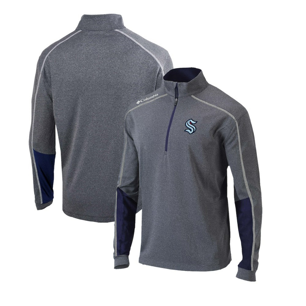 NHL Seattle Kraken Columbia Omni-Wick Shotgun 2.0 Quarter-Zip Pullover Top