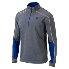 NHL St. Louis Blues Columbia Omni-Wick Shotgun 2.0 Quarter-Zip Pullover Top