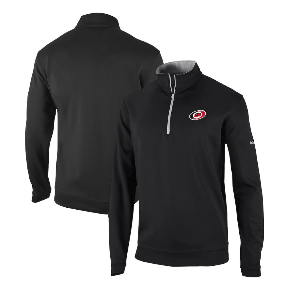 NHL Carolina Hurricanes Columbia Omni-Wick Wickhams Hills Half-Zip Pullover Top