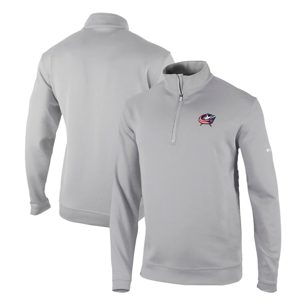 NHL Columbus Blue Jackets Columbia Omni-Wick Wickhams Hills Half-Zip Pullover Top