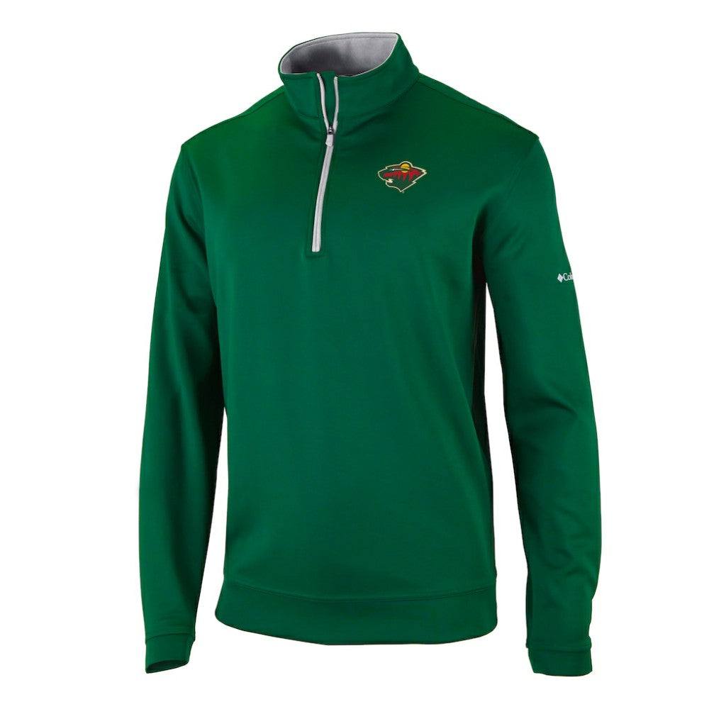 NHL Minnesota Wild Columbia Omni-Wick Wickhams Hills Half-Zip Pullover Top