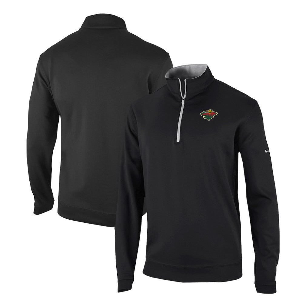 NHL Minnesota Wild Columbia Omni-Wick Wickhams Hills Half-Zip Pullover Top