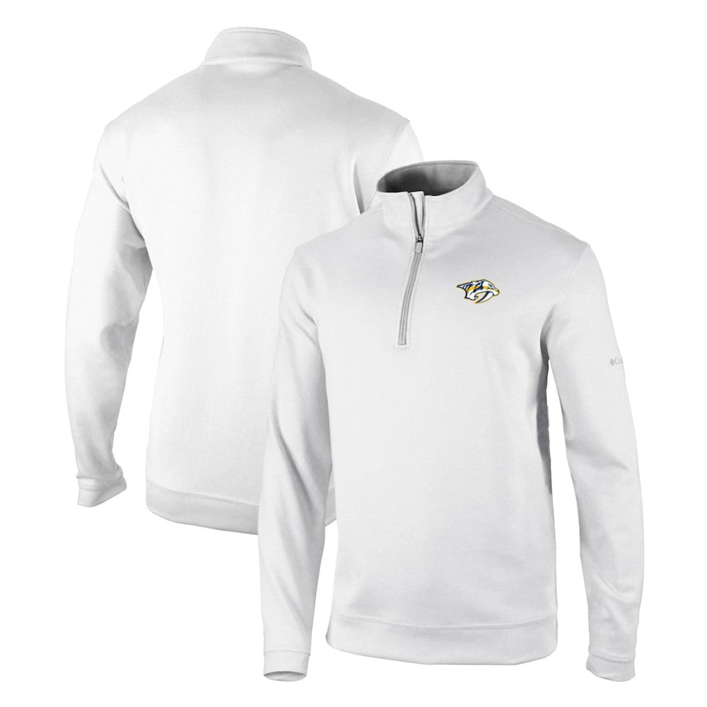 NHL Nashville Predators Columbia Omni-Wick Wickhams Hills Half-Zip Pullover Top