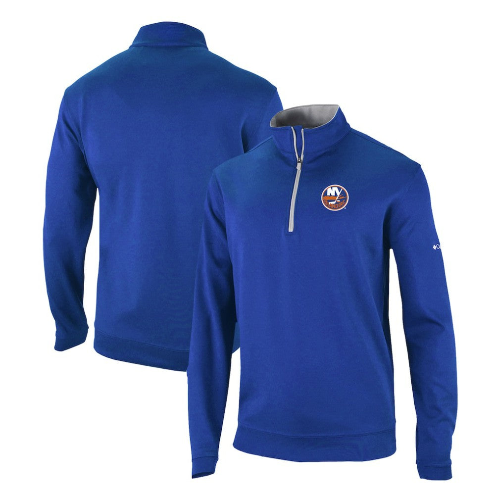 NHL New York Islanders Columbia Omni-Wick Wickhams Hills Half-Zip Pullover Top
