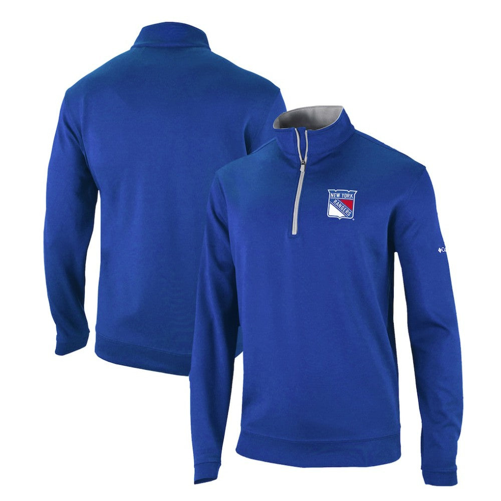 NHL New York Rangers Columbia Omni-Wick Wickhams Hills Half-Zip Pullover Top