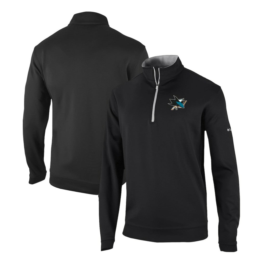 NHL San Jose Sharks Columbia Omni-Wick Wickhams Hills Half-Zip Pullover Top