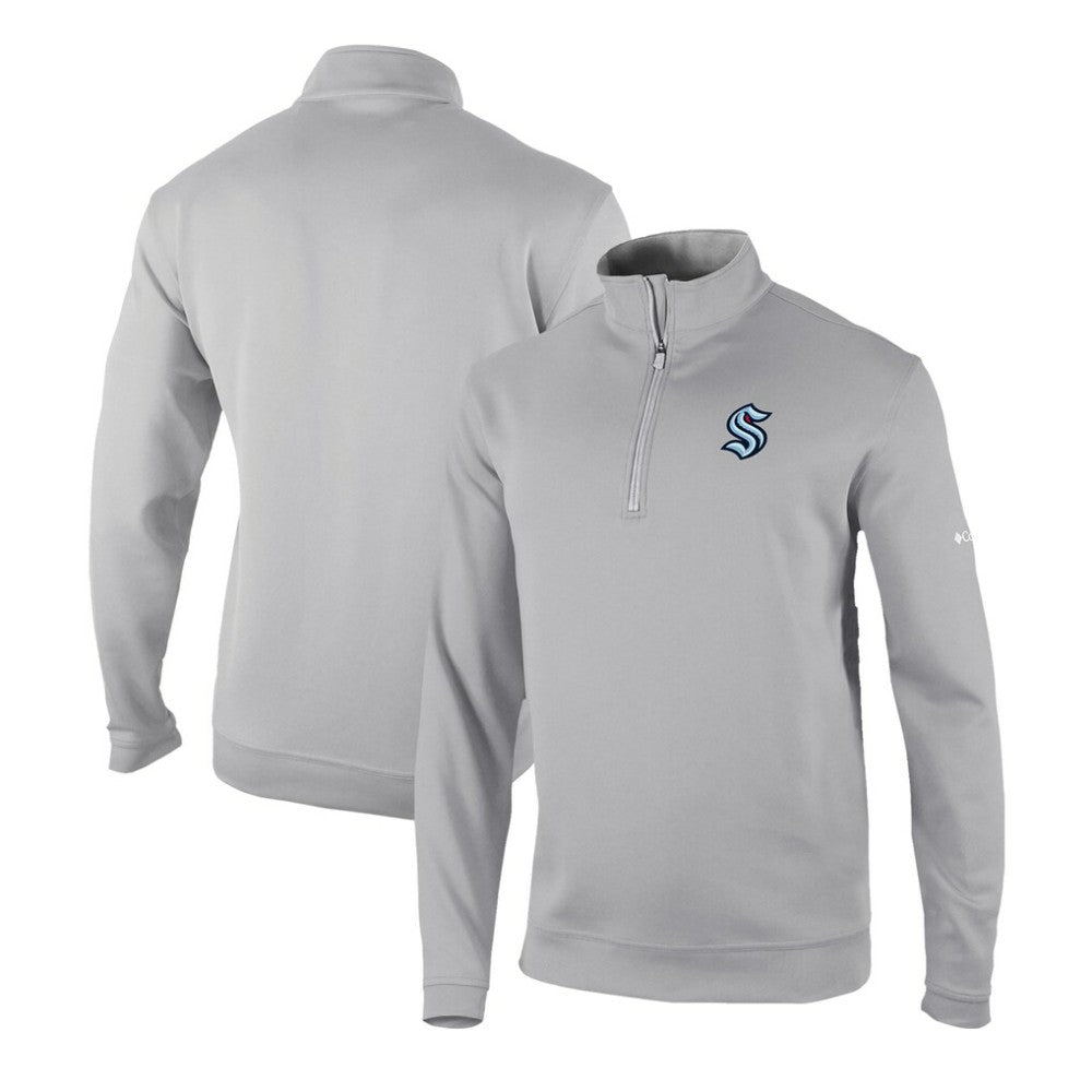 NHL Seattle Kraken Columbia Omni-Wick Wickhams Hills Half-Zip Pullover Top