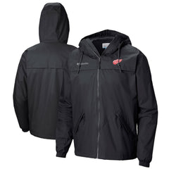 NHL Detroit Red Wings Columbia Oroville Creek Lightweight Full-Zip Windbreaker Jacket