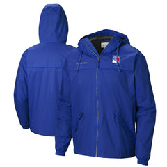 NHL New York Rangers Columbia Oroville Creek Lightweight Full-Zip Windbreaker Jacket