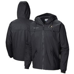 NHL Philadelphia Flyers Columbia Oroville Creek Lightweight Full-Zip Windbreaker Jacket