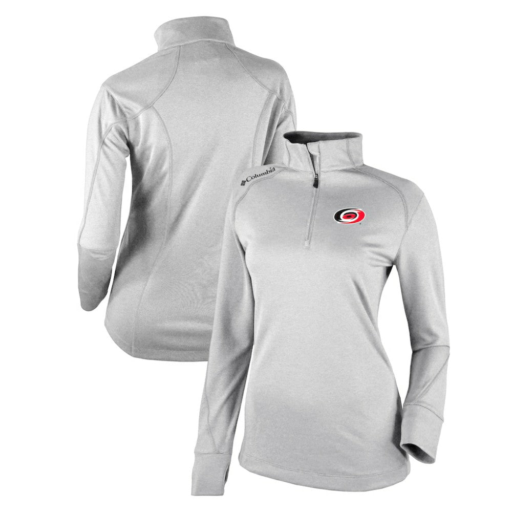 NHL Carolina Hurricanes Columbia Women's Omni-Wick Shotgun 2.0 Quarter-Zip Pullover Top