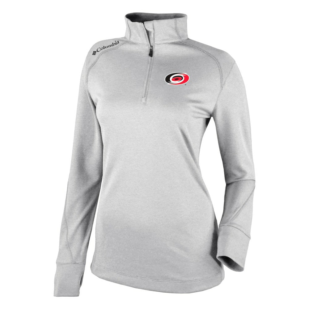 NHL Carolina Hurricanes Columbia Women's Omni-Wick Shotgun 2.0 Quarter-Zip Pullover Top