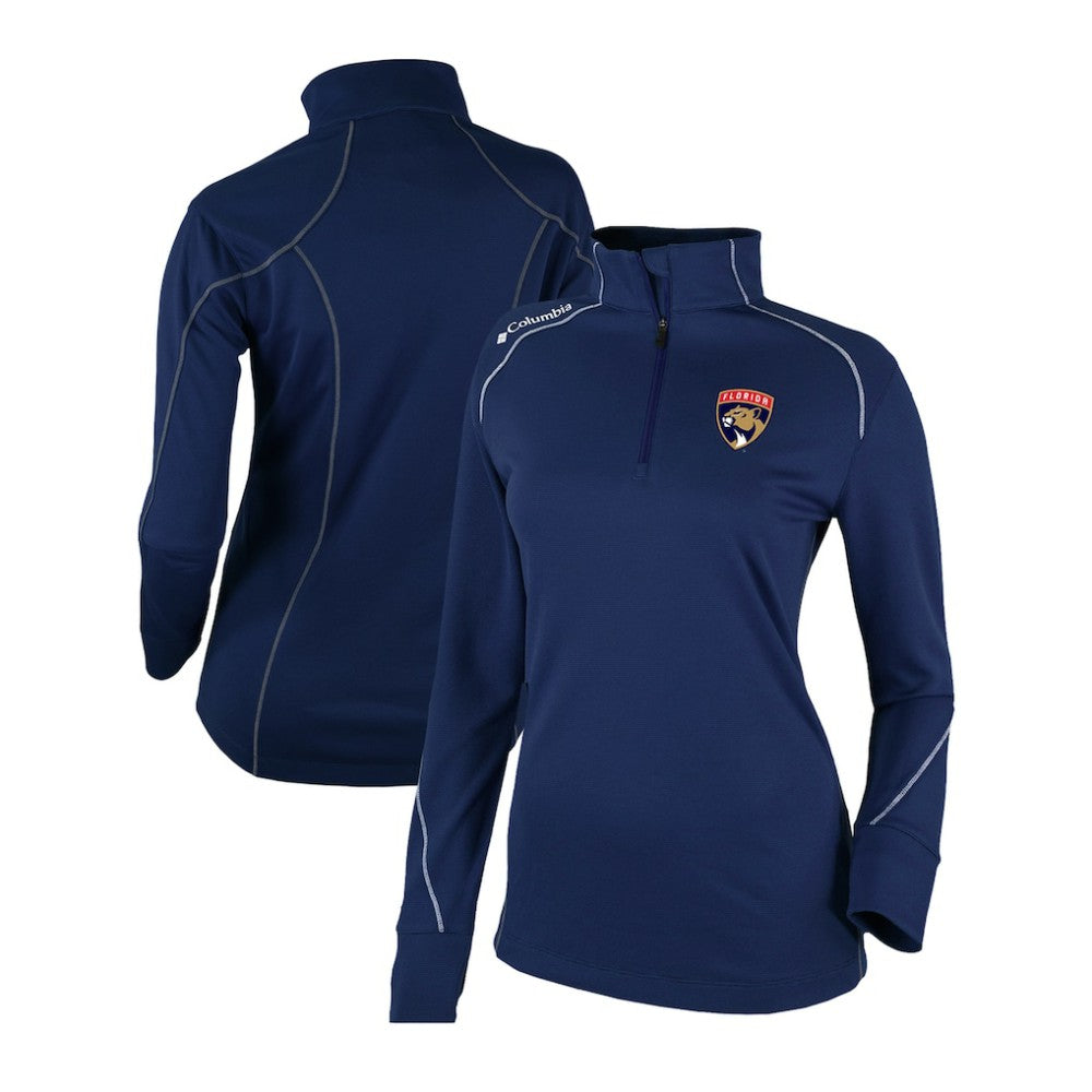 NHL Florida Panthers Columbia Women's Omni-Wick Shotgun 2.0 Quarter-Zip Pullover Top