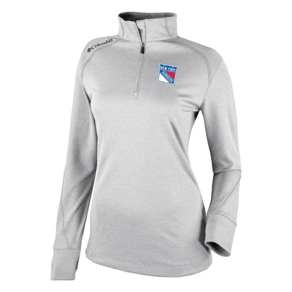 NHL New York Rangers Columbia Women's Omni-Wick Shotgun 2.0 Quarter-Zip Pullover Top