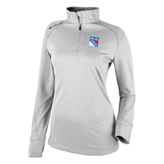 NHL New York Rangers Columbia Women's Omni-Wick Shotgun 2.0 Quarter-Zip Pullover Top