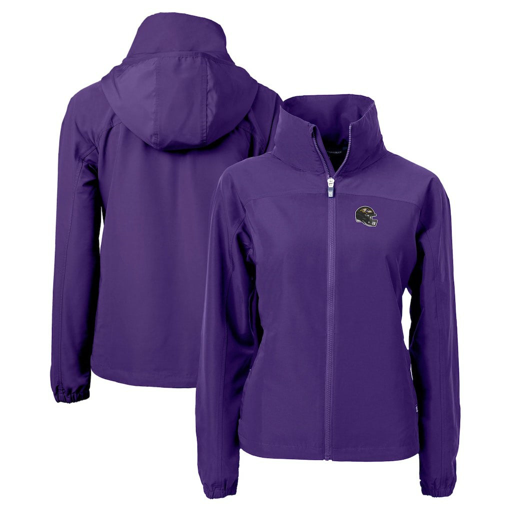 Cutter & Buck Women's Charter Eco Recycled Full-Zip Jacket - Baltimore Ravens Jackets