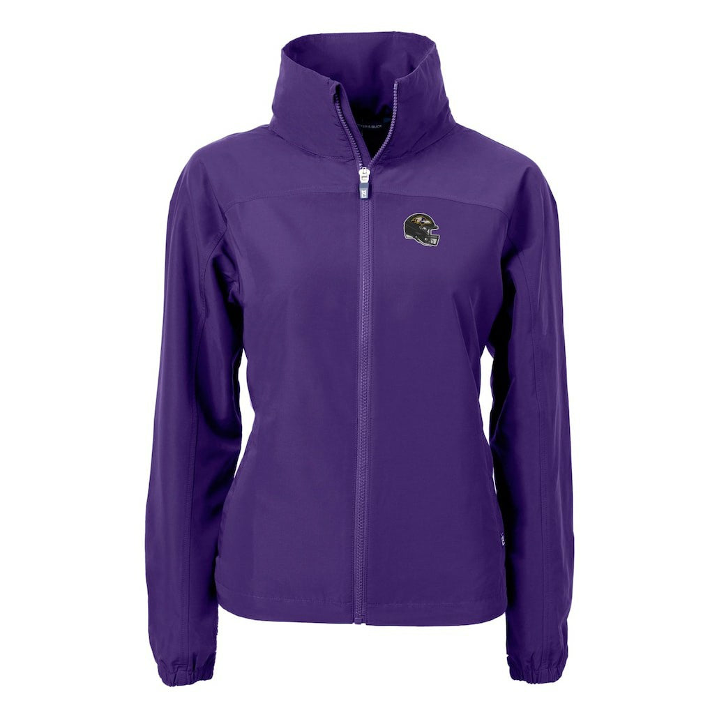 Cutter & Buck Women's Charter Eco Recycled Full-Zip Jacket - Baltimore Ravens Jackets