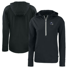 Cutter & Buck Women's Helmet Daybreak Eco Recycled Half-Zip Hoodie - New York Giants Hoodies
