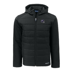 Cutter & Buck Helmet Evoke Hybrid Eco Softshell Recycled Full-Zip Hoodie Jacket - Minnesota Vikings Hoodies