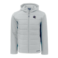 Cutter & Buck Helmet Evoke Hybrid Eco Softshell Recycled Full-Zip Hoodie Jacket - Minnesota Vikings Hoodies