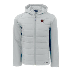 Cutter & Buck Helmet Evoke Hybrid Eco Softshell Recycled Full-Zip Hoodie Jacket - Washington Commanders Hoodies