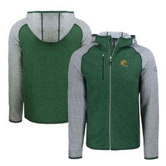 Cutter & Buck Helmet Mainsail Sweater-Knit Full-Zip Hoodie - Green Bay Packers Hoodies